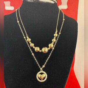 18k gold plated necklace